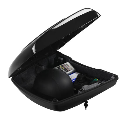 Vivid Black Low Profile Trunk For Indian Chieftain Limited Dark Horse 16-25