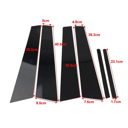 1 Set of Pillar Post Door Window Cover Trim For Kia Cerato K3 Forte 2013-2018