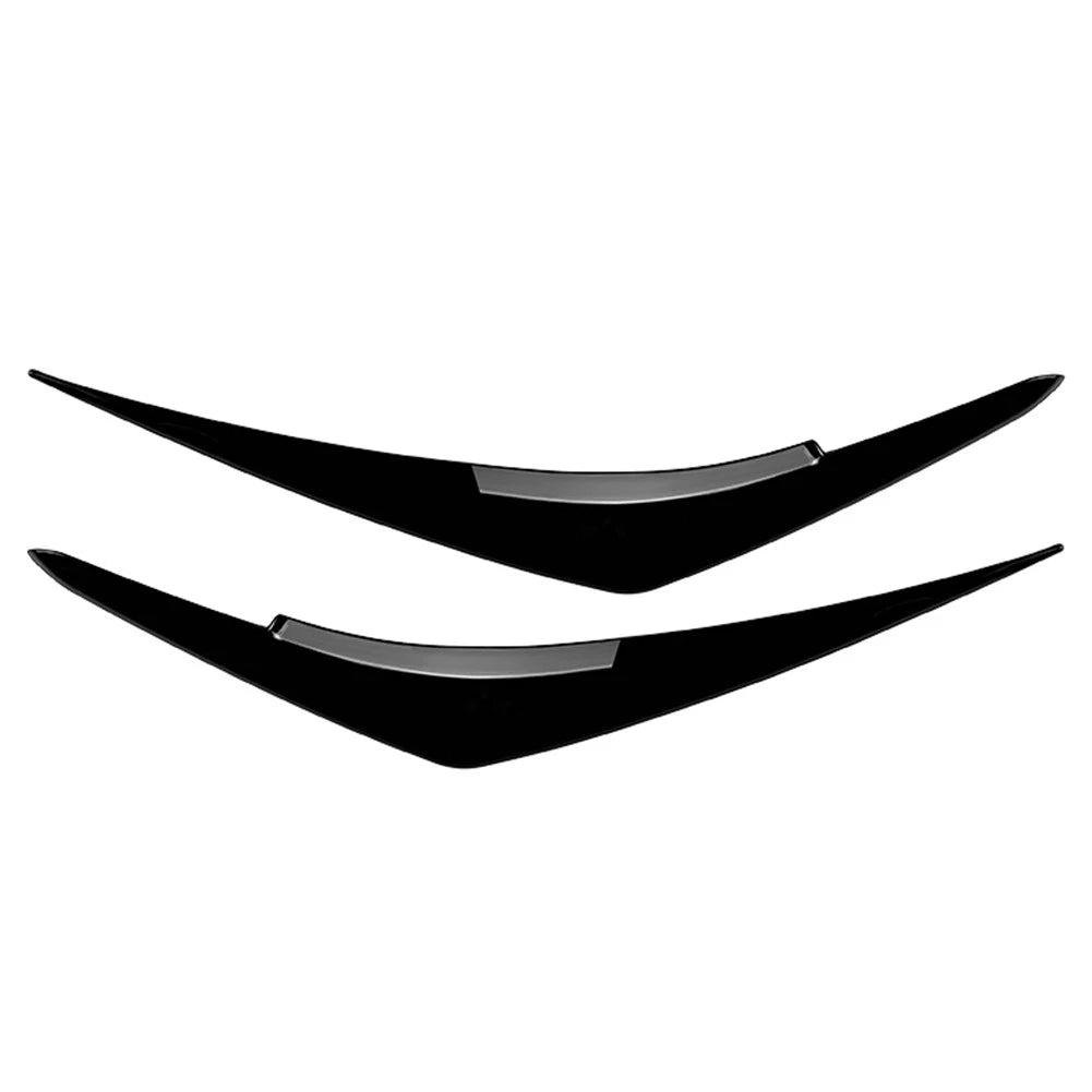 Headlight Eyebrow Eyelid Trim Glossy Black For Subaru WRX STI VB 2022-2025