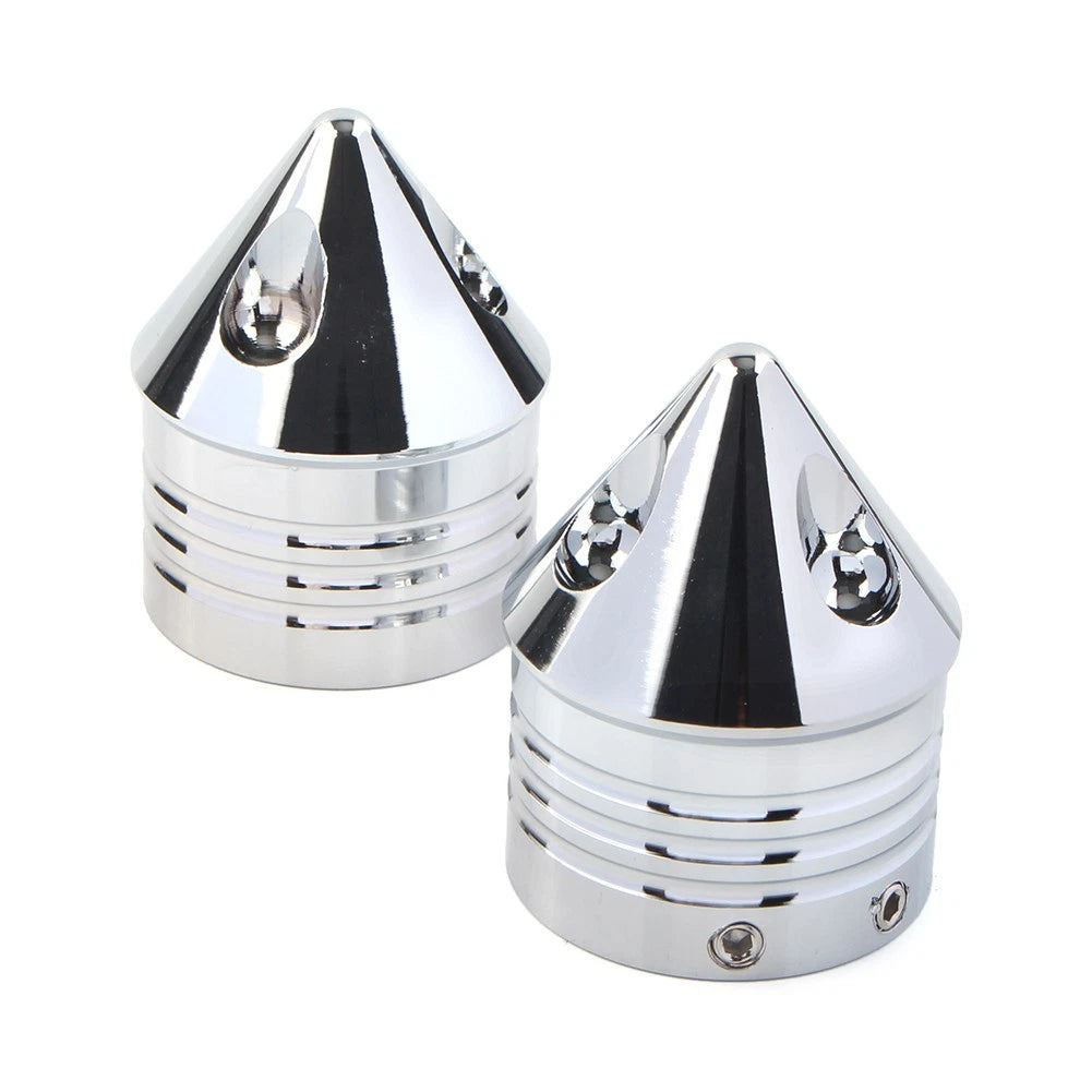 Chrome Front Axle Cap Nut Cover For Harley Electra Glide Sportster FLHX
