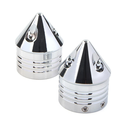 Chrome Front Axle Cap Nut Cover For Harley Electra Glide Sportster FLHX