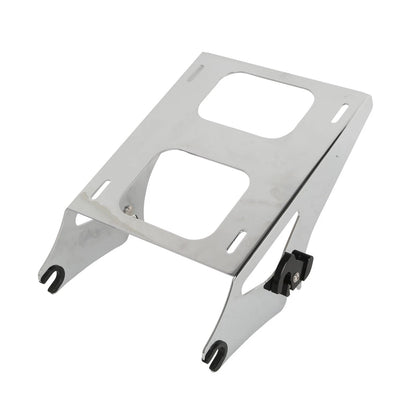 Chopped Trunk Backrest Pad Mount Rack Fit For Harley Electra Street Glide 14-Up