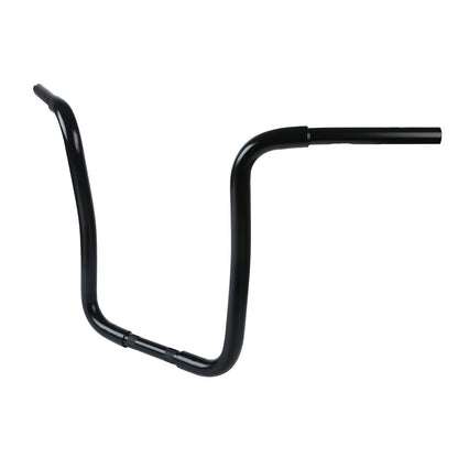 Black 14" Rise 1-1/4" Ape Handlebar Bar Fit For Harley Sportster XL Softail Dyna