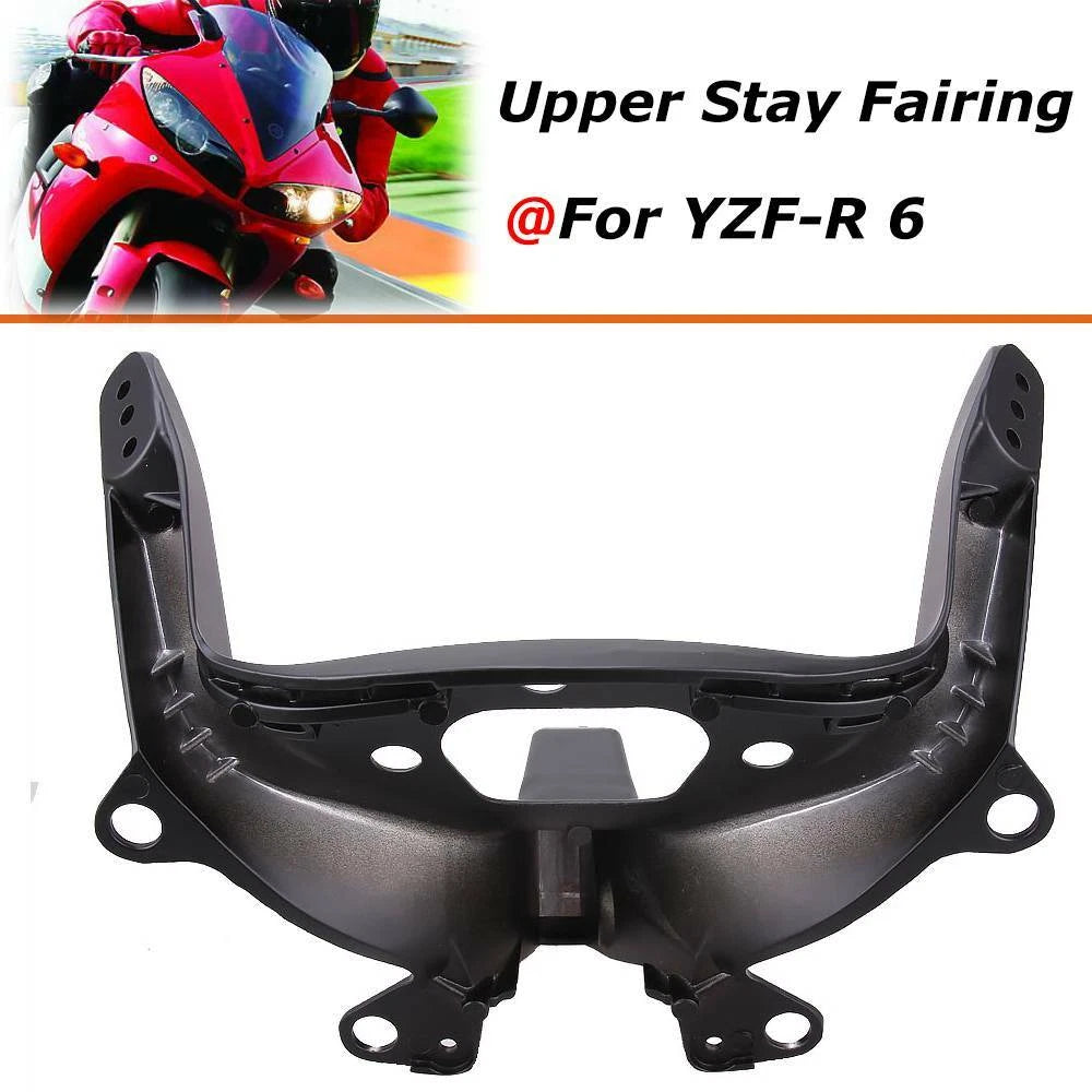Black Upper Stay Cowing Fairing Bracket For Yamaha YZF-R6 2003 2004 2005 YZF R6S