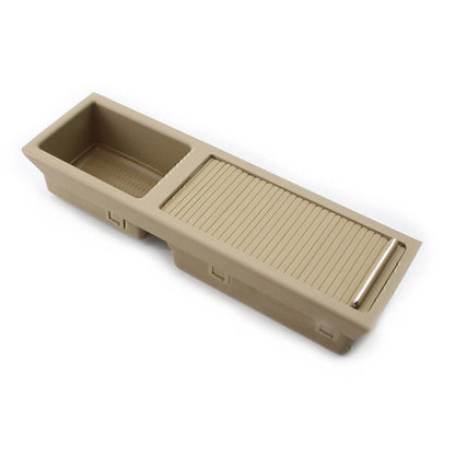Front Center Console Storage Box Drink Cup Holder for BMW E46 3 Series Beige