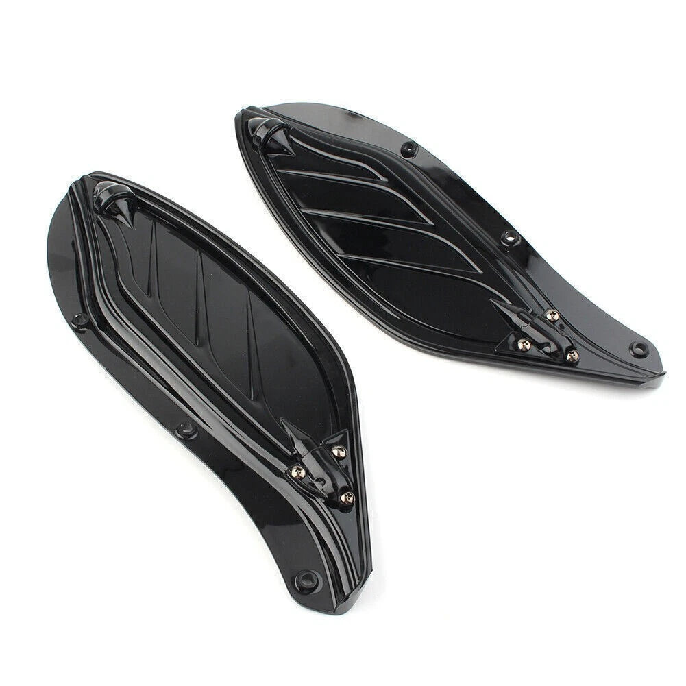 Side Wing Windshield Air Deflector Fit Harley Touring FLHR FLHT CVO 96-13 ab