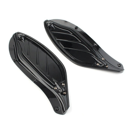 Side Wing Windshield Air Deflector Fit Harley Touring FLHR FLHT CVO 96-13 ab