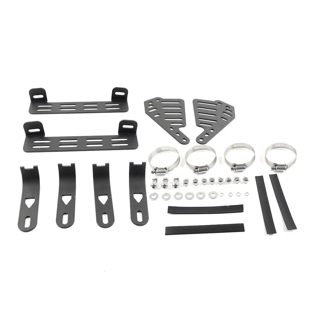 Front Outer Batwing Fairings Fit Harley Touring Road King Softail Glossy Black