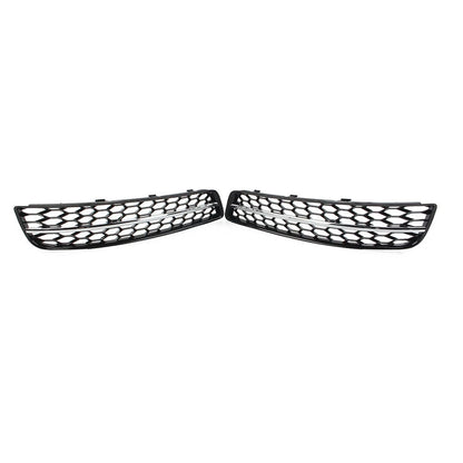 Pair Front Bumper Mesh Fog Light Cover W/O Fog Light Hole For Audi A3 8P 2009-13