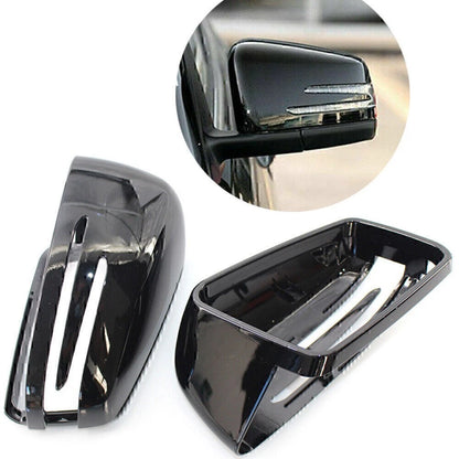 2pcs  Rearview Mirror Covers For Mercedes Benz A B C E S Class W204 W212 W218