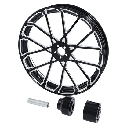 21'' Front Wheel Rim Single Disc Hub &Fender Fit For Harley Touring 2008-2025 US