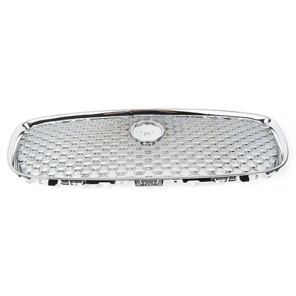 Chrome Hood Grille Front Upper Mesh Radiator Grill Fit Jaguar XF XFR 2016-2020