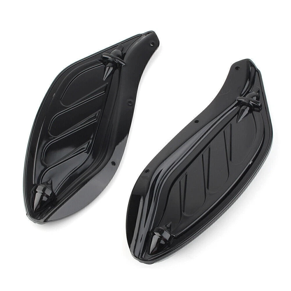 Side Wing Windshield Air Deflector Fit Harley Touring FLHR FLHT CVO 96-13 ab