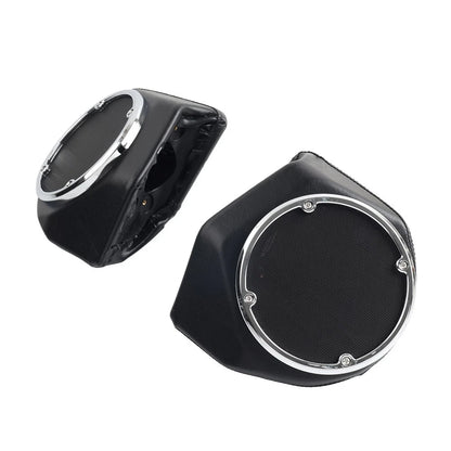 Rear Trunk 6.5'' Speaker Pods For Harley Road King Street Glide FLHX FLHXS 14-23