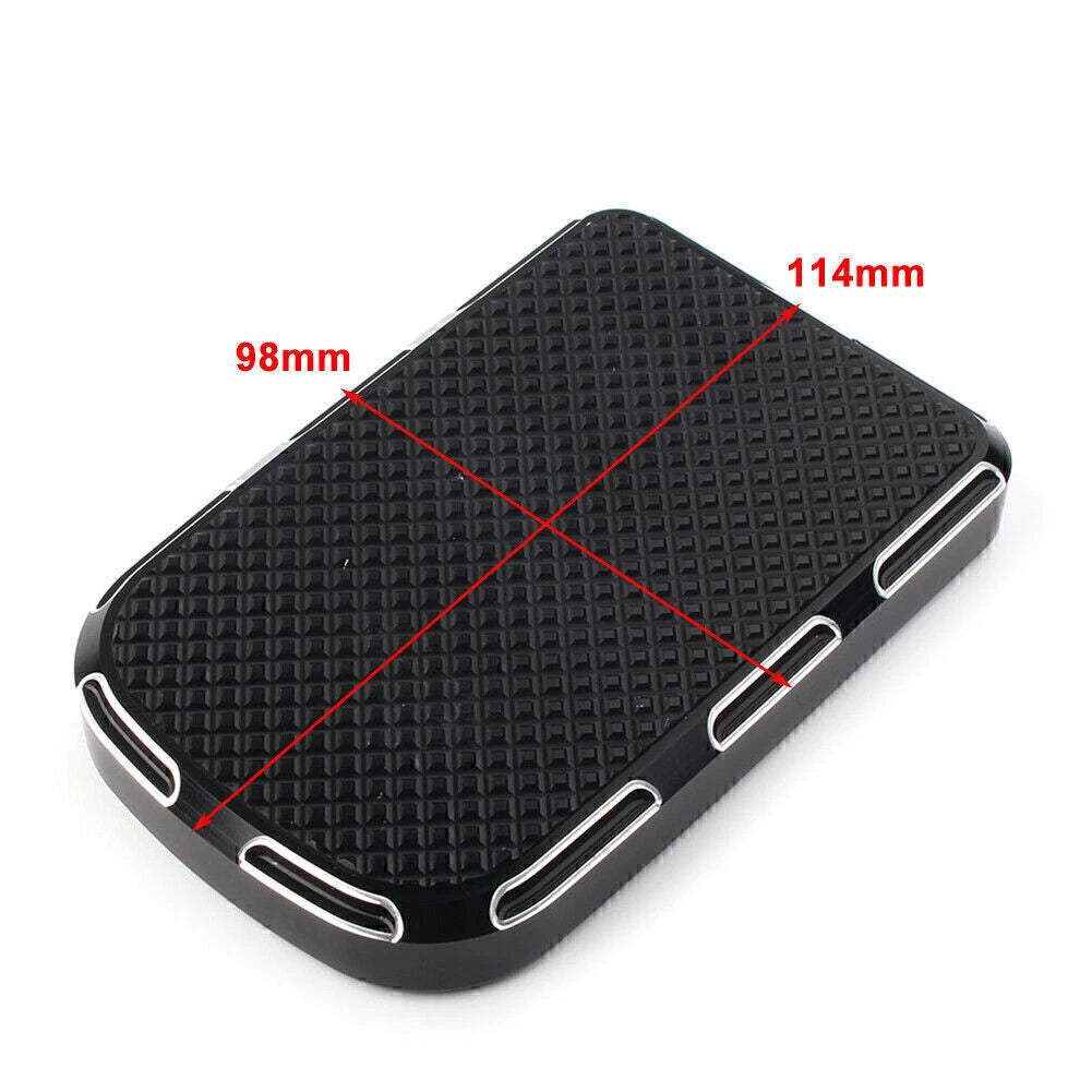 Brake Pedal Pad Cover For Harley Touring Electra Street Tri Glide FLD Black USA