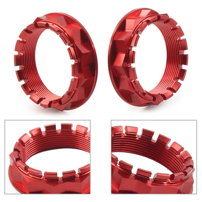 Rear Wheel Axle Nut Fit For Ducati V4 1098 1198 1199 1299 Motorcycle Red 2PCS
