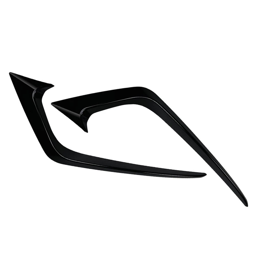 Front Bumper Side Splitter Spoiler For Ford Fiesta ST MK6 B-Max 2012-2017 Black