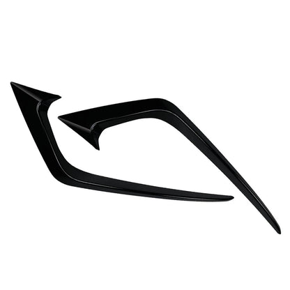 Front Bumper Side Splitter Spoiler For Ford Fiesta ST MK6 B-Max 2012-2017 Black