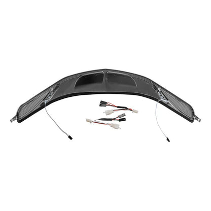 Chrome Windshield Trim & Light Fit For Honda Goldwing GL1800 01-17 F6B 13-17 US