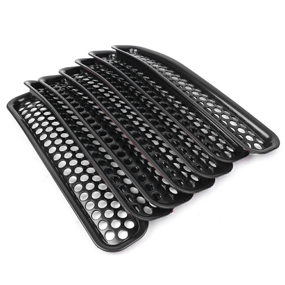 Front Grille Cover Insert Mesh Grill Black For Jeep Wrangler TJ 1997 1998 - 2006