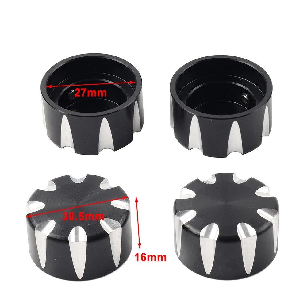4X Rear Shock Absorber Mounting Cap Suspension Nut Cover For Indian Scout 20-23