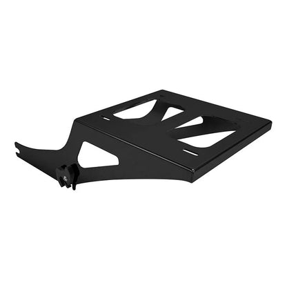 Black King Trunk Backrest Pad Mount Rack For Harley Fat Boy 2008-2016 2009