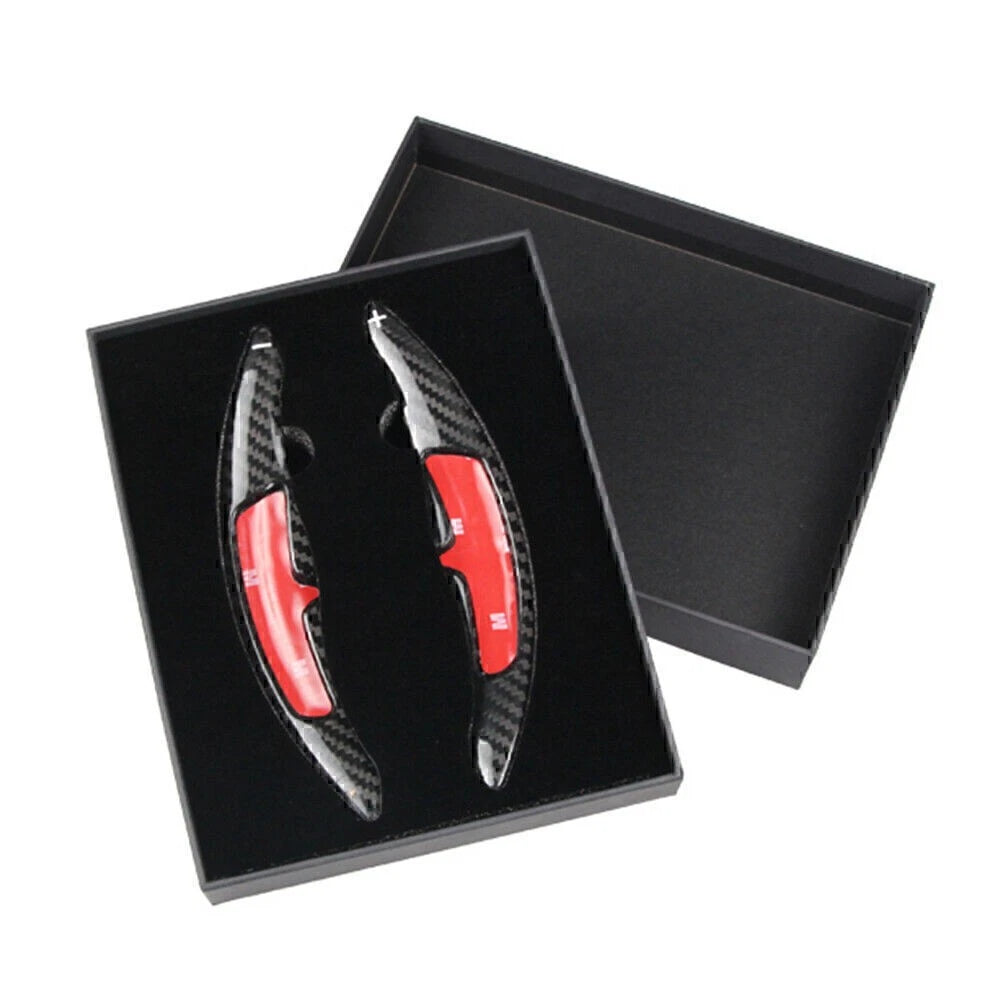 Real Carbon Fiber Steering Wheel Shift Paddle Extension For Porsche 911 991 718