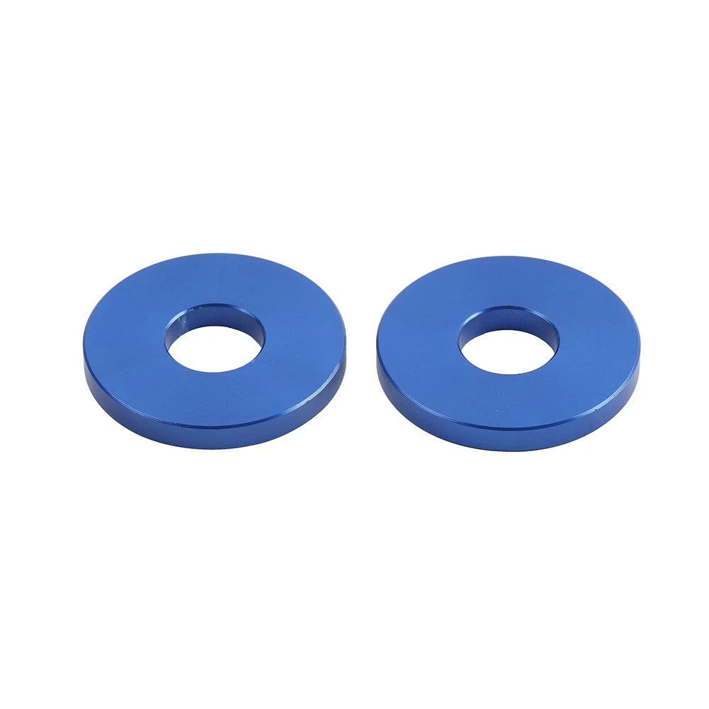 2x Engine Saddlebag Crash Bar Decor Spacer For Harley Softail Road King Blue