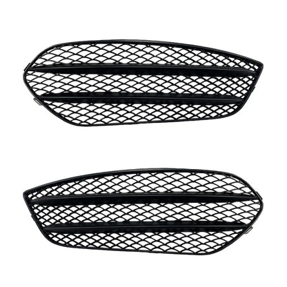 2x Front Bumper Air Vent Grille Cover Trim Black Fit For Benz CLA C117 2013-2015