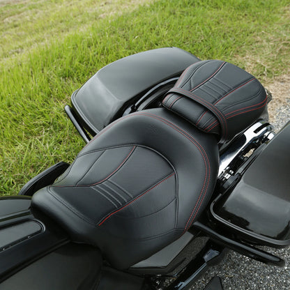 Driver Passenger Seat Fit For Harley Touring Street Road Glide King 09-23 22 US
