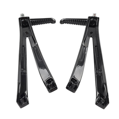 Rear Passenger Footrests Foot Pegs Bracket For Yamaha YZF R1 2004-2008 Black