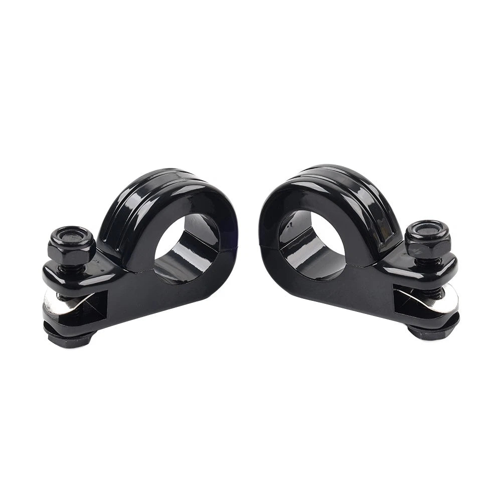US Foot Peg Mount Clamp Bracket For Harley 1 1/4" Highway Engine Crash Bar