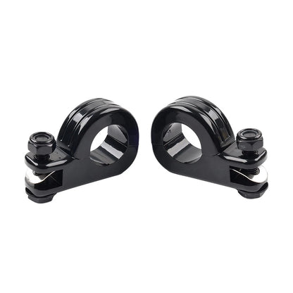 US Foot Peg Mount Clamp Bracket For Harley 1 1/4" Highway Engine Crash Bar
