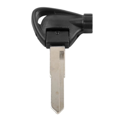 Left Ignition Key Blank Uncut Blade Black For Yamaha Motorbike Scooter