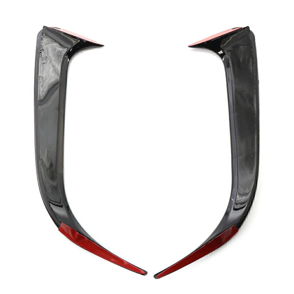 Rear Bumper Spoiler Air Vent Cover For Benz W117 CLA200/220/CLA250 Glossy Black