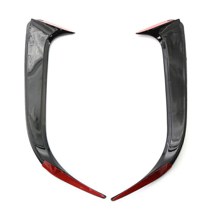Rear Bumper Spoiler Air Vent Cover For Benz W117 CLA200/220/CLA250 Glossy Black