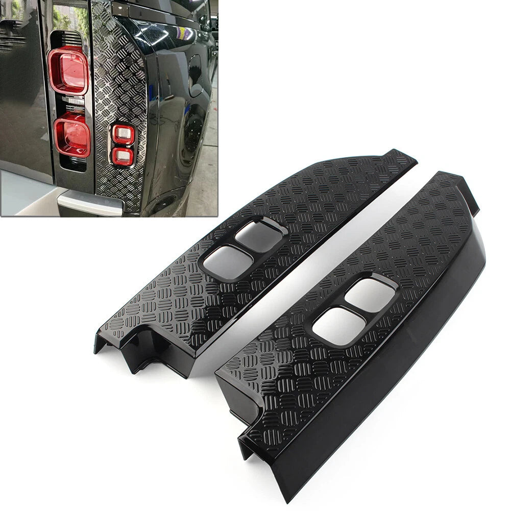 Rear Tail Light Indicator Cover Trim For Land Rover Defender 90 110 20-23 Gloss