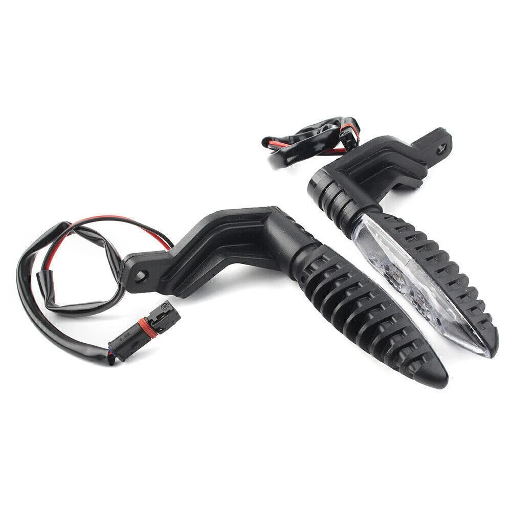 2x Amber LED  Rear Turning Signal Blinker Light for BMW F800 GS/R/S R1200 clear