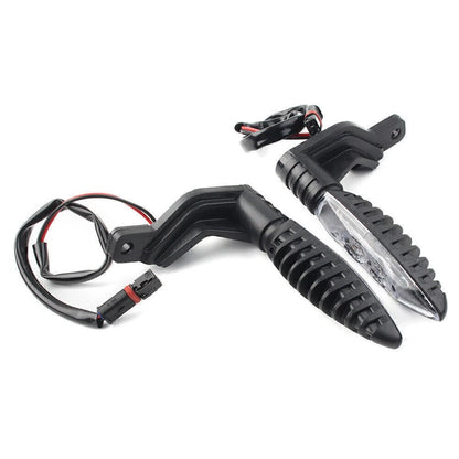 2x Amber LED  Rear Turning Signal Blinker Light for BMW F800 GS/R/S R1200 clear