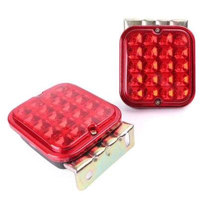 2pcs Trailer Rear Brake Signals Light Stop Warning Lamp for Campers RV Boats  US