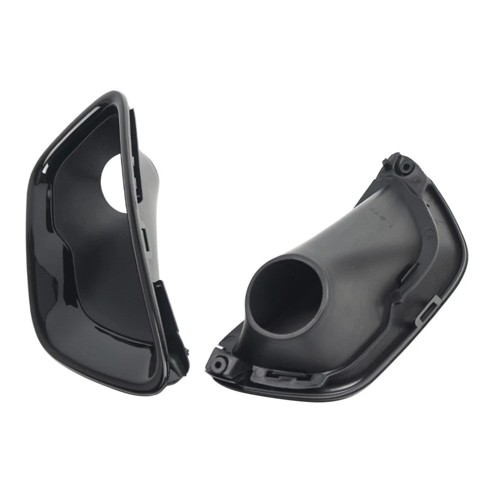 2pcs Front Glossy Fog Light Lamp Cover Bezel For Jeep Grand Cherokee 2017-2021