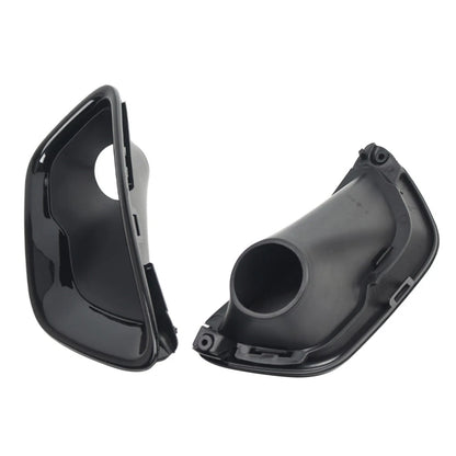 2pcs Front Glossy Fog Light Lamp Cover Bezel For Jeep Grand Cherokee 2017-2021