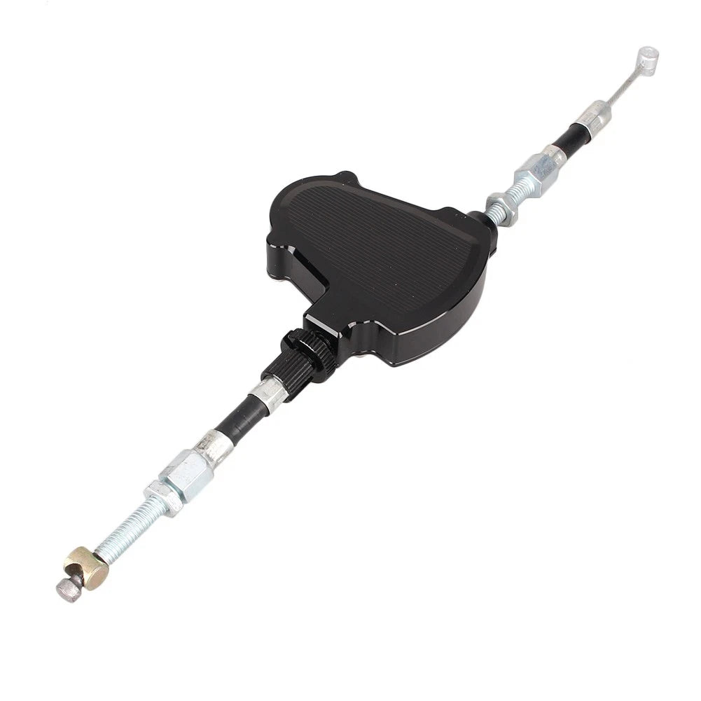 Aluminum Stunt Clutch Pull Cable Lever Easy System Fit For Honda Kawasaki Black