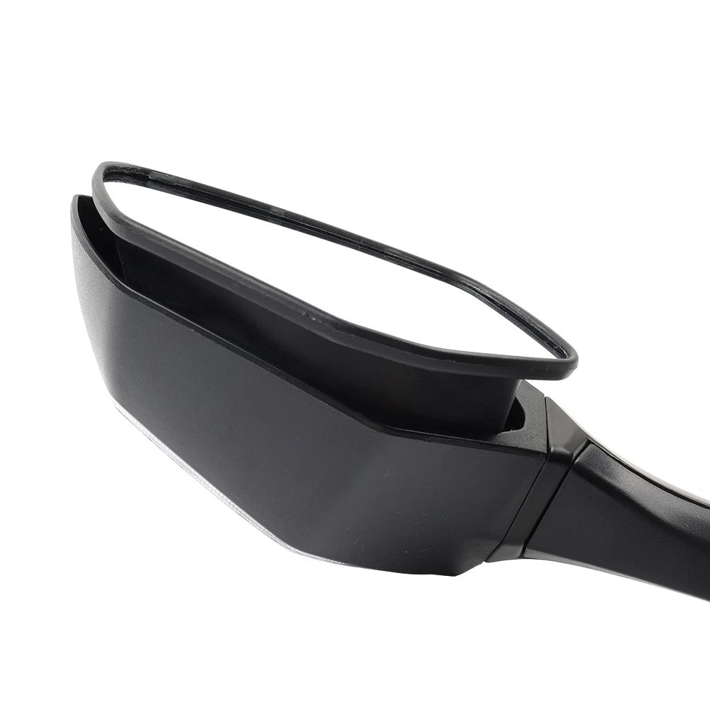 Rear View Mirrors w/ Turn Signals Fit For Kawasaki Ninja ZX10R 2016-2022 2023