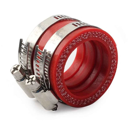 Red Carburetor Rubber Adapter Intake Manifold Fit For OKO PWK 28/30mm US