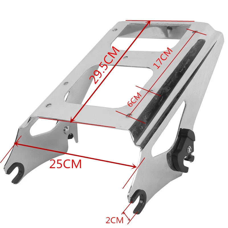 King Trunk Pad Rack Speakers Fit For Harley Street Road Glide 09-13 10