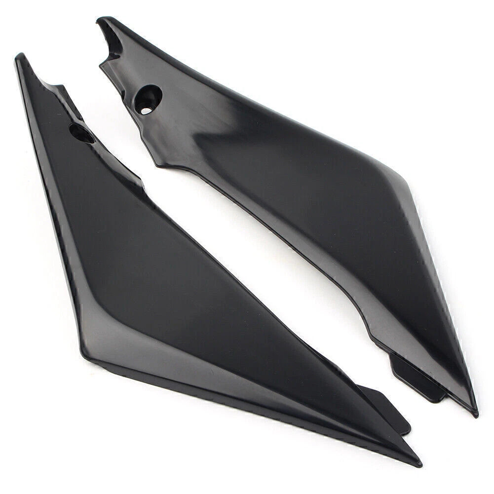 2x Gas Tank Side Cover Panel Fairing Pair For Suzuki GSXR 1000 2005 2006 Black