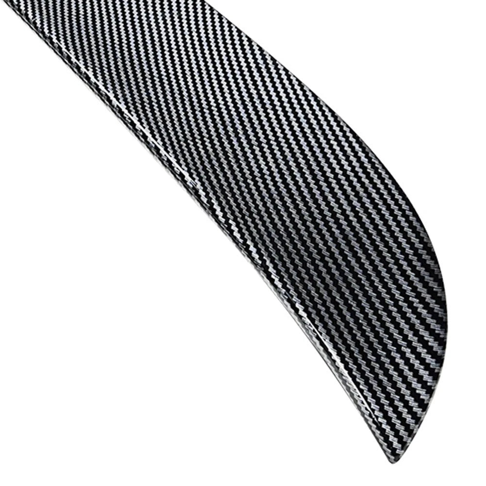 Rear Roof Spoiler Wing Trunk Upper Lip For Benz C Class W205 15-21 Carbon Black