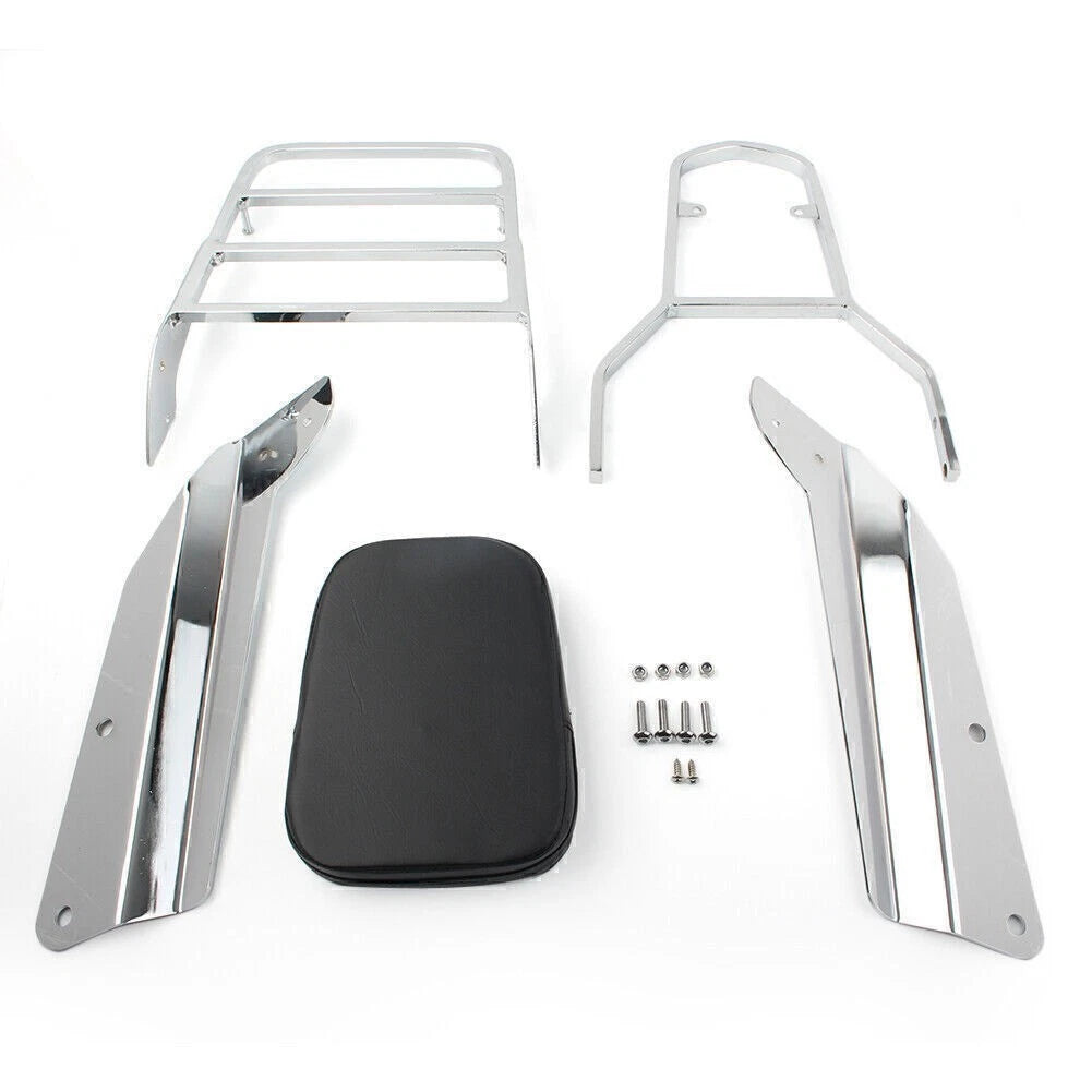 Backrest Sissy Bar with Luggage Rack for Honda VTX1300 VTX1800 N/R/S/T 2002-09