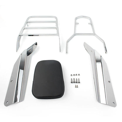 Backrest Sissy Bar with Luggage Rack for Honda VTX1300 VTX1800 N/R/S/T 2002-09